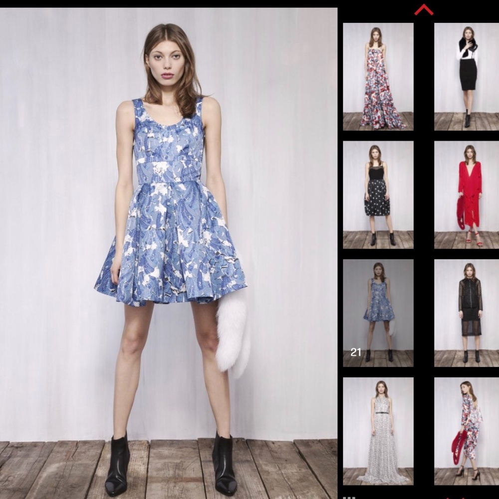 Designer Jonathan Cohen Runway Fall '14 Scuba Dress